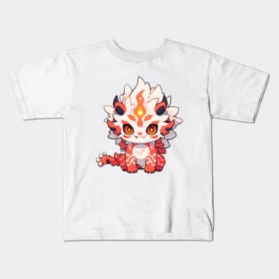 Cute Chibi Pixiu Creature Kids T-Shirt